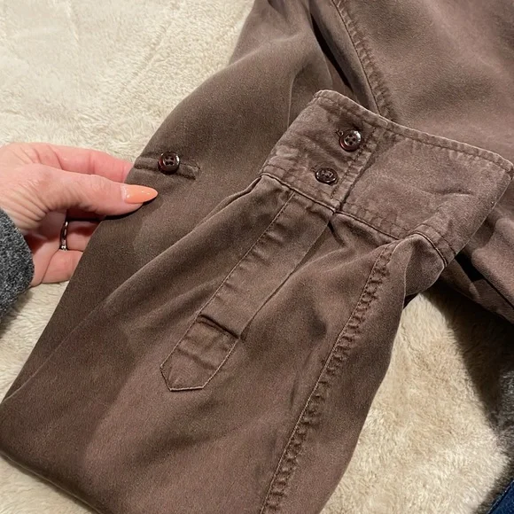 Kate Hill Brown Button Up Shirt - L - Picture 9 of 10